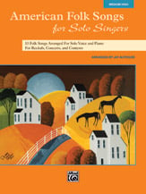 American Folk Songs for Solo Singers Vocal Solo & Collections sheet music cover Thumbnail